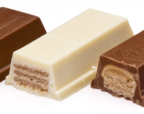 een zak Kitkat Strawberry Japans