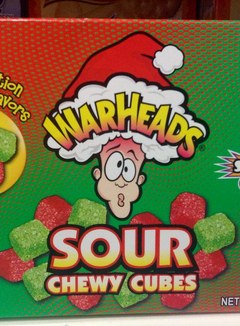 Warheads jelly beans sour 142g